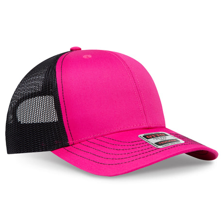 OTTO CAP® 6 Panel Mid Profile Mesh Back Trucker Hat OTTO 112-1