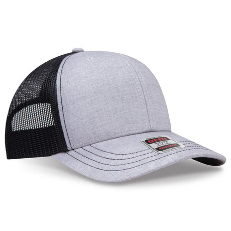 OTTO CAP 6 Panel Mid Profile Mesh Back Trucker Hat OTTO 112-1