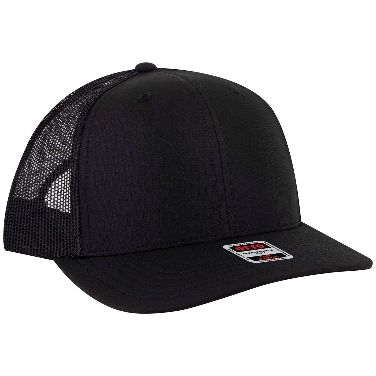 OTTO CAP® 6 Panel Mid Profile Mesh Back Trucker Hat OTTO 112-3