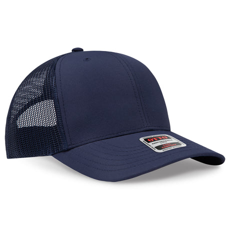 OTTO CAP® 6 Panel Mid Profile Mesh Back Trucker Hat OTTO 112-3