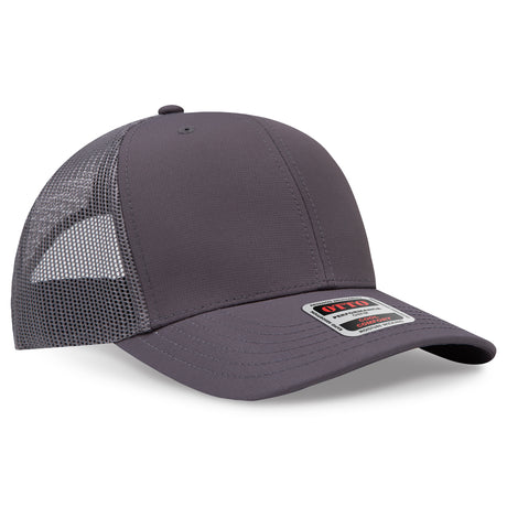OTTO CAP® 6 Panel Mid Profile Mesh Back Trucker Hat OTTO 112-3