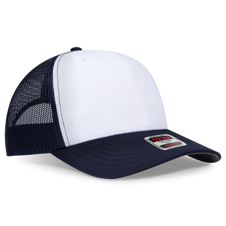 OTTO CAP® Seamless 6 Panel Mid Profile Mesh Back Trucker Hat OTTO 1120-1