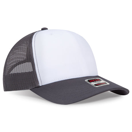 OTTO CAP® Seamless 6 Panel Mid Profile Mesh Back Trucker Hat OTTO 1120-1