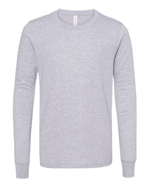 Bella + Canvas 3501YCVC Youth Heather CVC Long Sleeve Tee