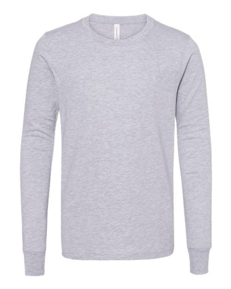 Bella + Canvas 3501YCVC Youth Heather CVC Long Sleeve Tee