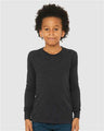Bella + Canvas 3513Y Youth Triblend Long Sleeve Tee