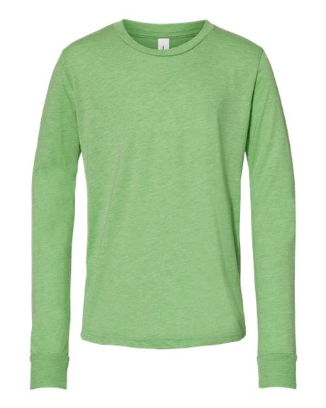 Bella + Canvas 3513Y Youth Triblend Long Sleeve Tee