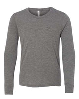 Bella + Canvas 3513Y Youth Triblend Long Sleeve Tee