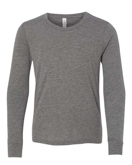 Bella + Canvas 3513Y Youth Triblend Long Sleeve Tee