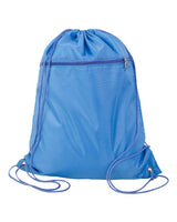 Q-Tees Polyester Cinchpack - Q-Tees Q135200 Q-Tees Carolina Blue One Size