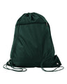 Q-Tees Polyester Cinchpack - Q-Tees Q135200 Q-Tees Forest Green One Size