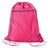 Q-Tees Polyester Cinchpack - Q-Tees Q135200 Q-Tees Hot Pink One Size