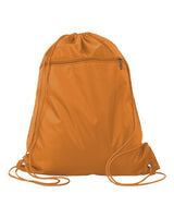 Q-Tees Polyester Cinchpack - Q-Tees Q135200 Q-Tees Orange One Size