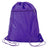 Q-Tees Polyester Cinchpack - Q-Tees Q135200 Q-Tees Purple One Size