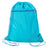 Q-Tees Polyester Cinchpack - Q-Tees Q135200 Q-Tees Turquoise One Size