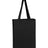 Q-Tees Canvas Gusset Promotional Tote - Q-Tees Q800GS Q-Tees Black One Size