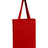 Q-Tees Canvas Gusset Promotional Tote - Q-Tees Q800GS Q-Tees Red One Size