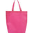 Q-Tees Non-Woven Gusset Bottom Tote - Q-Tees Q1251 Q-Tees Hot Pink One Size