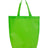 Q-Tees Non-Woven Gusset Bottom Tote - Q-Tees Q1251 Q-Tees Lime Green One Size