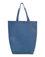 Q-Tees Non-Woven Gusset Bottom Tote - Q-Tees Q1251 Q-Tees Navy One Size