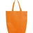 Q-Tees Non-Woven Gusset Bottom Tote - Q-Tees Q1251 Q-Tees Orange One Size