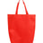 Q-Tees Non-Woven Gusset Bottom Tote - Q-Tees Q1251 Q-Tees Red One Size
