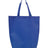 Q-Tees Non-Woven Gusset Bottom Tote - Q-Tees Q1251 Q-Tees Royal One Size