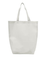 Q-Tees Non-Woven Gusset Bottom Tote - Q-Tees Q1251 Q-Tees White One Size