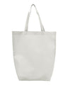 Q-Tees Non-Woven Gusset Bottom Tote - Q-Tees Q1251 Q-Tees White One Size