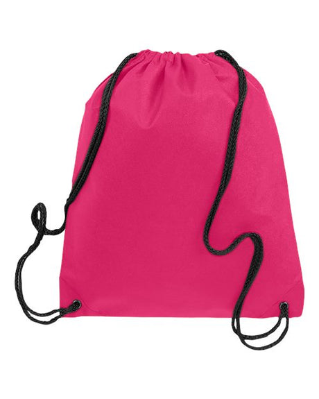 Q-Tees Non-Woven Sportpack - Q-Tees Q1235 Q-Tees Hot Pink One Size