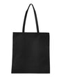Q-Tees Non-Woven Tote Bag - Q-Tees Q126300 Q-Tees Black One Size