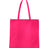 Q-Tees Non-Woven Tote Bag - Q-Tees Q126300 Q-Tees Hot Pink One Size