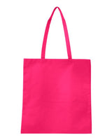 Q-Tees Non-Woven Tote Bag - Q-Tees Q126300 Q-Tees Hot Pink One Size