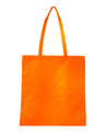 Q-Tees Non-Woven Tote Bag - Q-Tees Q126300 Q-Tees Orange One Size