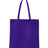 Q-Tees Non-Woven Tote Bag - Q-Tees Q126300 Q-Tees Purple One Size
