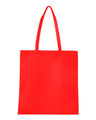 Q-Tees Non-Woven Tote Bag - Q-Tees Q126300 Q-Tees Red One Size