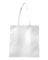Q-Tees Non-Woven Tote Bag - Q-Tees Q126300 Q-Tees White One Size