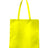 Q-Tees Non-Woven Tote Bag - Q-Tees Q126300 Q-Tees Yellow One Size