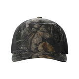 Richardson Five-Panel Printed Trucker Cap - Richardson 112PFP Richardson Mossy Oak Country DNA/ Black Adjustable
