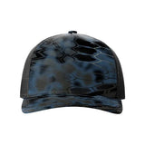 Richardson Five-Panel Printed Trucker Cap - Richardson 112PFP Richardson Kryptek Neptune/ Black Adjustable
