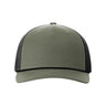 Richardson Five-Panel Trucker with Rope Cap - Richardson 112FPR Richardson Loden Green/ Black Adjustable