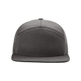 Richardson Seven-Panel Trucker Cap - Richardson 168 Caps Richardson Charcoal Adjustable