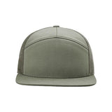 Richardson Seven-Panel Trucker Cap - Richardson 168 Caps Richardson Loden Green Adjustable
