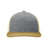 Richardson Twill Back Trucker Cap - Richardson 312 Richardson Heather Grey/ Birch/ Amber Gold Adjustable