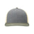 Richardson Twill Back Trucker Cap - Richardson 312 Richardson Heather Grey/ Birch/ Loden Adjustable