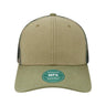 LEGACY Mid-Pro Snapback Trucker Cap - LEGACY MPS LEGACY Khaki/ Sage/ Camo Mesh Adjustable