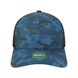 LEGACY Reclaim Mid-Pro Adjustable Cap - LEGACY REMPA LEGACY Blue Camo/ Black Adjustable