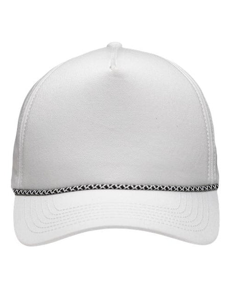 Sportsman Five-Panel Rope Heritage Fit Cap - Sportsman SP1300 Sportsman White Adjustable