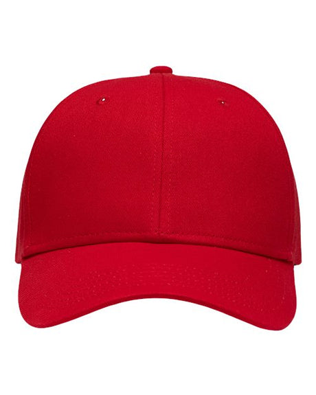 Sportsman Lo-Pro Solid Back Traditional Trucker Cap - Sportsman SP1400 Sportsman Red Adjustable