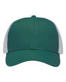 Sportsman Traditional Lo-Pro Mesh Back Trucker Fit Cap - Sportsman SP1450 Sportsman Chino Forest Green/ White Adjustable